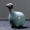 Ceramic Chinese Zodiac Tea Pet, Celadon or Ge Kiln Glaze