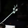Handmade Alloy Hairpin with Flower Branch Design