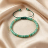 Natural Stone Spacer Bead Bracelet