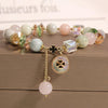 Strawberry Quartz Charm Bracelet for Women
