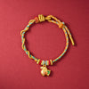 Sheep Charm Braided Red String Bracelet for Year of the Goat