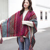 Tibetan Shawl Warm Cloak Tibetan Tassel Scarf