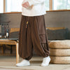 Men's Chenille Corduroy Cargo Pants With Pockets