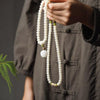 White Bodhi Seed Lotus Bracelet with Gift Card