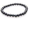 Natural Stone Bead Bracelet - Tiger Eye, Agate, Obsidian