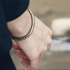 Simple Design Copper Brass Bead Luck Wealth Bracelet