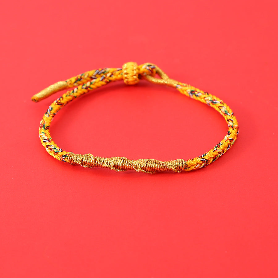Chinese Zodiac Luck Strength Braided Rope Bracelet