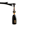 Red Sandalwood and Ebony Wood Auspicious Coin Keychain