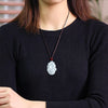Nine-Tailed Fox Jade Pendant Necklace