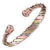 Vintage Magnetic Copper Cuff Bracelet Bangle
