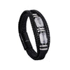 Natural Stone Multilayered Braided Leather Bracelet