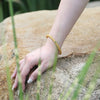 Cyan Jade Copper Auspicious Clouds Calm Bracelet Bangle