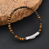 Stainless Steel Stone Bead Bracelet for Men and Women