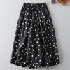 Women's Wide Leg Polka Dot Pants with Pockets