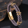 Braided Leather Dragon Bracelet for Men and Women