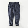 Men's Linen Drawstring Pants with Pockets