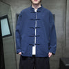 Men's Long Sleeve Tang Suit Jacket Chinese Style Linen Shirt