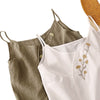 Embroidered Floral Asymmetrical Women's Vest