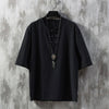 Men's Linen Blend Half Sleeve Chinese Tang Suit Shirt