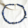 Crystal Stone Luck Necklace, Crushed Chip Choker