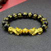 FengShui PiXiu Wealth Bracelet with Gold Tone Accents