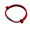 Red String Luck Rope Bracelet with Knot and Bead
