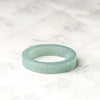 Natural Jade Ring Light Blue Water Style