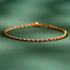 Colorful Rope Coin Bead Extra Thin Braided Bracelet