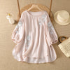 Women's Floral Embroidered Pullover Top with Sequin Details