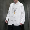 Men's Long Sleeve Tang Suit Jacket Chinese Style Linen Shirt