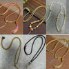 Colorful String Wealth Necklace Pendant Handmade Braided Cord