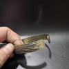 Dragon And Phoenix Copper Bangle With Heart Sutra