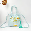 Suzhou Embroidery Drawstring Crossbody Bag