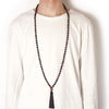 108 Bead Mala Necklace Tiger Eye Obsidian Sandstone Yoga Meditation