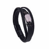Tiger Eye Power Magnetic Buckle Multilayered Leather Bracelet