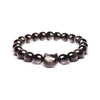 Cat Charm Bracelet with Aquamarine or Bodhi Seed Beads