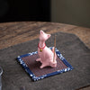 Ceramic Cat Incense Burner Cute Animal Decoration