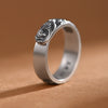 Adjustable Cloud Pattern Ring in Copper