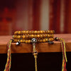 Tibetan Style 108 Bead Mala with Dzi and Agate Accents