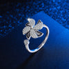 Rotating Cherry Blossom Necklace 925 Sterling Silver