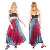 Printed Wrap Maxi Skirt, Boho Summer Long Skirt