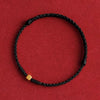 999 Gold Sugar Cube Braided Bracelet