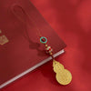 Tai Sui Gourd Keychain and Phone Charm with Abacus