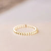 Citrine Happiness Prosperity Ring - Delicate Faceted Crystal Band