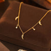 Sterling Silver Zircon Pepper Charm Anklet