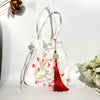 Suzhou Embroidery Drawstring Crossbody Bag