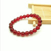 Ice Glass Bead Bracelet, Handmade Pastel Stretch Wristband