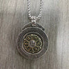 Rotatable Nine Palaces and Eight Trigrams Necklace with Tibetan Mantra
