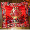 Tibetan Altar Cloth with Auspicious Symbols