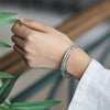 Tibetan Script Rope Cuff Bracelet Bangle